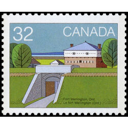 canada stamp 986 fort wellington ontario 32 1983
