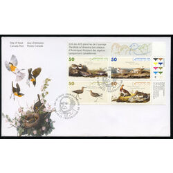 canada stamp 2098a john james audubon s birds 3 2005 FDC UR 001