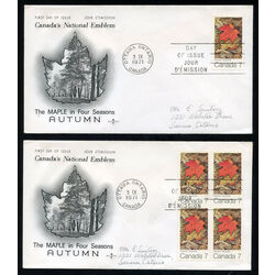 canada stamp 537 autumn 7 1971 FDC 001
