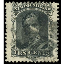 newfoundland stamp 27a prince albert 10 1866 U F VF 009