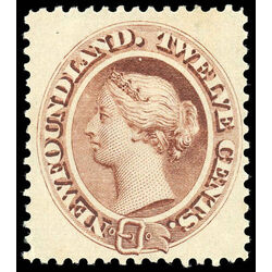 newfoundland stamp 29 queen victoria 12 1894 M VF 015
