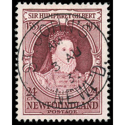 newfoundland stamp 224 queen elizabeth i 24 1933 U VG 002