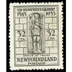 newfoundland stamp 225a gilbert statue at truro 32 1933 M VFNH 002