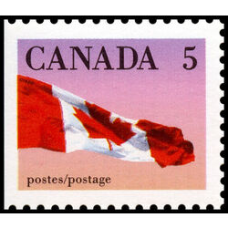 canada stamp 1185i canada flag 5 1990