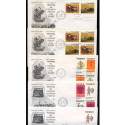 collection of canada fdc honoring indians of canada theme
