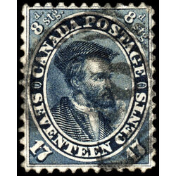 canada stamp 19 jacques cartier 17 1859 U F VF 050