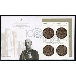 canada stamp 2274 50 coin from 1908 52 2008 FDC UR