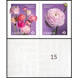 canada stamp 3374ai ranunculus 2023 M VFNH 15