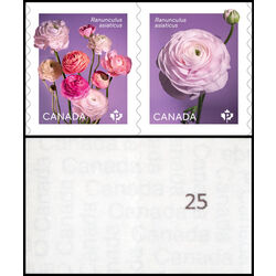 canada stamp 3374ai ranunculus 2023 M VFNH %2325