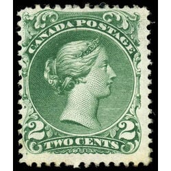 canada stamp 24b queen victoria 2 1868 M FOG 022