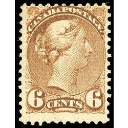 canada stamp 39 queen victoria 6 1872 M F 023