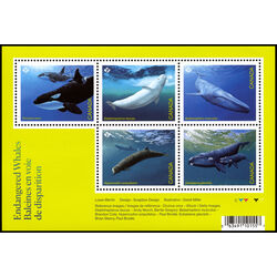 canada stamp 3327 endangered whales 4 60 2022