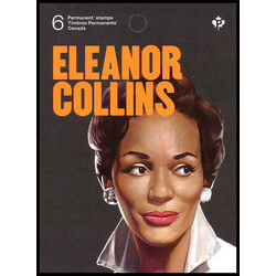 canada stamp bk booklets bk783 eleanor collins 2022