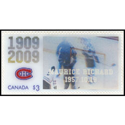 canada stamp 2340a replay of 500th goal of maurice richard 3 2009