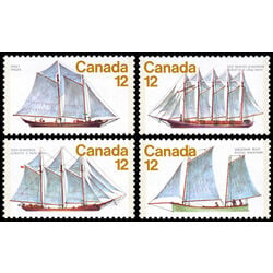 canada stamp 744 7 sailing vessels 1977