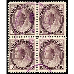 canada stamp 83 queen victoria 10 1898 U VF 025