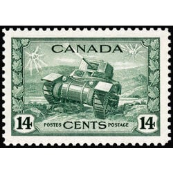 canada stamp 259 ram tank canadian army 14 1943