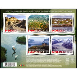 canada stamp 2857 unesco world heritage sites in canada 8 60 2015