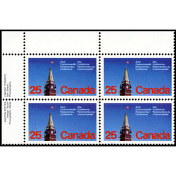 canada stamp 740 peace tower 25 1977 PB UL