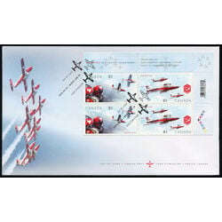 canada stamp 2159a canadian forces snowbirds 2006 FDC UR
