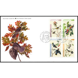 canada stamp 2039a john james audubon s birds 2 2004 FDC