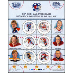 canada stamp 1838 nhl all stars 1 2 76 2000