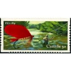 canada stamp 2088d p e i fly for brook trout 50 2005