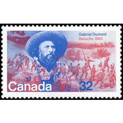 canada stamp 1049 dumont and battle of batoche 32 1985
