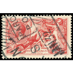 great britain stamp 180 king george v britannia rule the waves 5sh 1919 U F 015