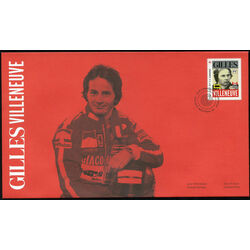 canada stamp 2994 gilles villeneuve 1950 1982 2017 FDC REVISED