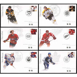 canada stamp 2942 2947 great canadian forwards 2016 FDC