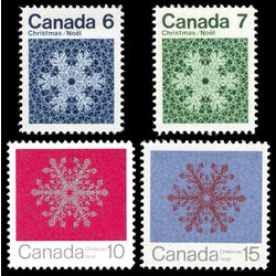 canada stamp 554 7 christmas snowflakes 1971
