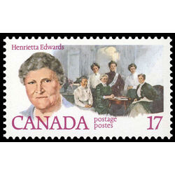 canada stamp 882 henrietta edwards 17 1981