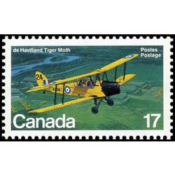 canada stamp 904 de havilland tiger moth 17 1981
