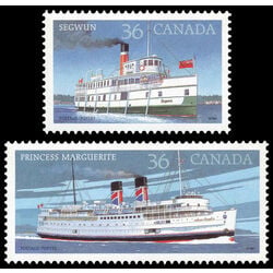 canada stamp 1139 40 canadian steamships 1987