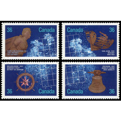 canada stamp 1141 4 shipwrecks 1987