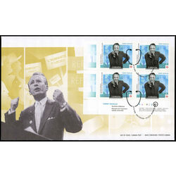 canada stamp 2557 tommy douglas 1905 1986 2012 FDC LL