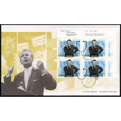 canada stamp 2557 tommy douglas 1905 1986 2012 FDC UR