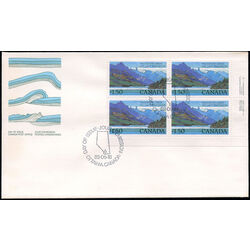 canada stamp 935i waterton lakes 1 50 1982 FDC LR