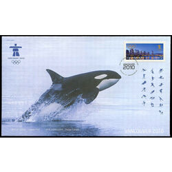 canada stamp 2367 8 vancouver 2010 olympic winter games 2010 FDC