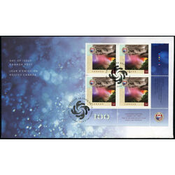 canada stamp 2332 niagara falls us side and at night 54 2009 FDC LR