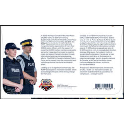 canada stamp 3382 fdc rcmp 150th anniversary 2023