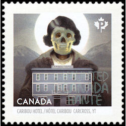 canada stamp 2860e ghost of caribou hotel carcross yt 2015