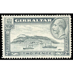 gibraltar stamp 98 rock of gibraltar 1932