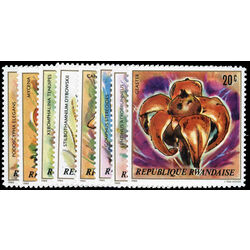 rwanda stamp 975 82 mushrooms 1980