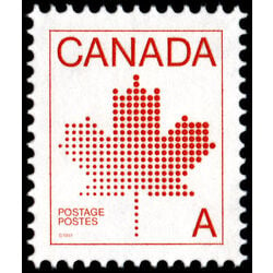 canada stamp 907ii maple leaf 1981
