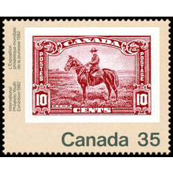canada stamp 911 rcmp constable no 223 35 1982