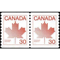 canada stamp 950 pair maple leaf 1982