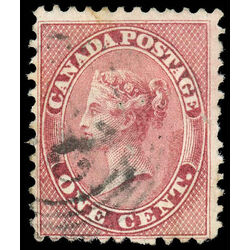 canada stamp 14 queen victoria 1 1859 U F 080