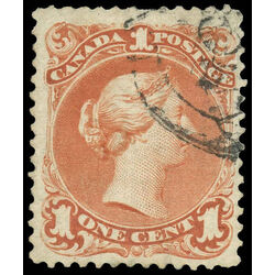 canada stamp 22 queen victoria 1 1868 U F VF 028